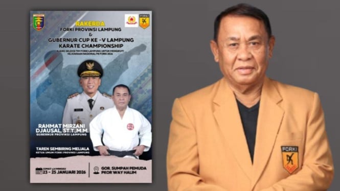 FORKI Provinsi Lampung akan menggelar Karate Gubernur Cup 2026.