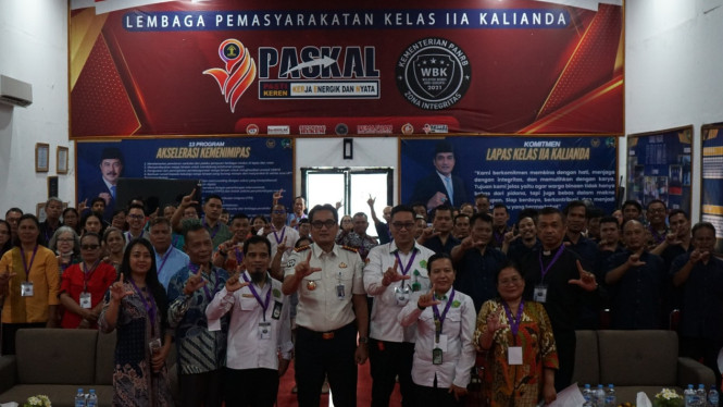 Lapas Kalianda rayakan Natal dengan penuh makna.
