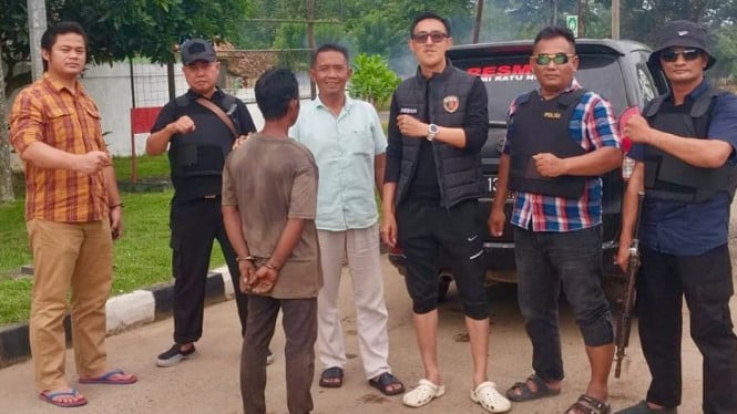 Tekab 308 Presisi Polsek Bumi Ratu Nuban ungkap kasus curat.
