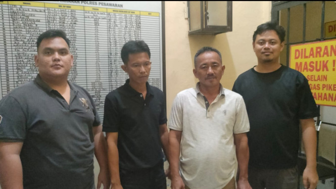 Wartawan dan Satpam lakukan pemerasan ditangkap Polres Pesawaran