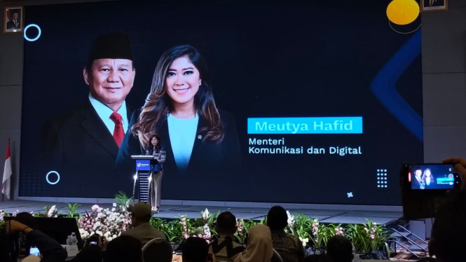Menkomdigi, Meutia Hafid di Hotel Aston Serang.