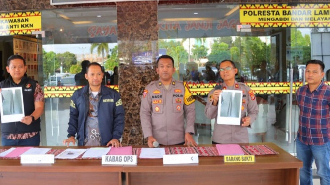 Polisi ringkus pencuri di STIAB Bandar Lampung.