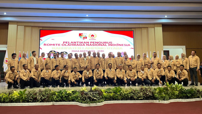Pengurus KONI Lampura periode 2026-2030 resmi dilantik.