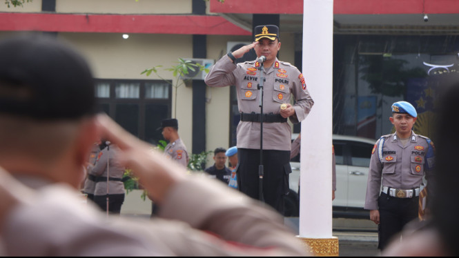 Kapolres Pesawaran AKBP Alvie Granito P. Panditha.