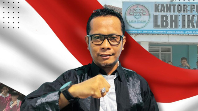 Kuasa Hukum dari tergugat Kepala Desa Agom, Muhammad Ridwan.