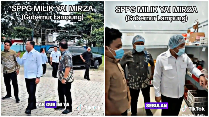 Tangkapan layar video viral yang diunggah