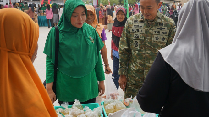 Dandim 0421/LS gelar bazar murah Ramadan 1447 H.