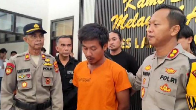 Tim Gabungan Polres Lampung Barat berhasil bekuk pembunuh sadis.
