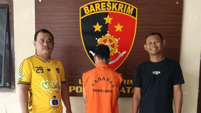 Pencuri burung dara diringkus Polsek Natar.