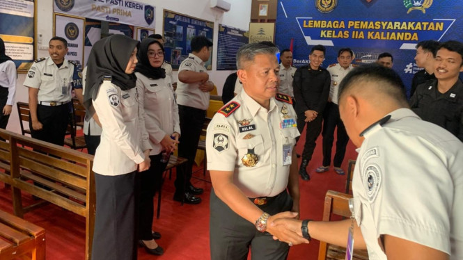 PLH Kakanwil Lampung tinjau langsung pembinaan di Lapas Kalianda.