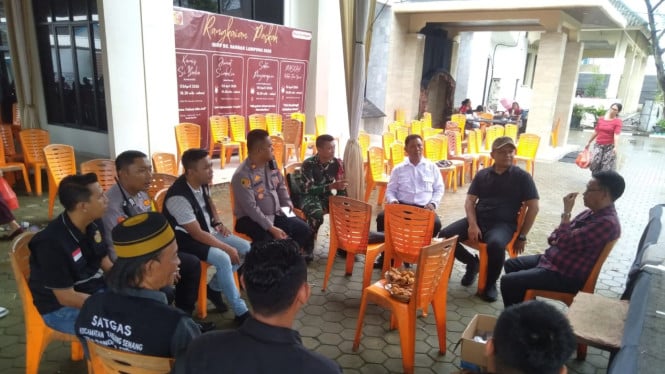 Ibadah paskah di GBKP Tanjung Senang berjalan khidmat.