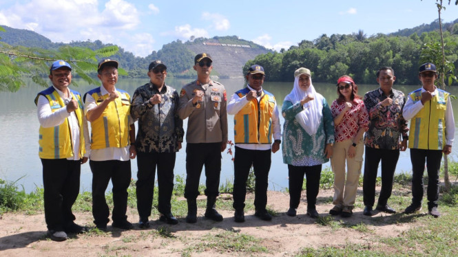 Bendungan Way Sekampung, Pekon Bumi Ratu, Kecamatan Pagelaran, Kabupaten Pringsewu.