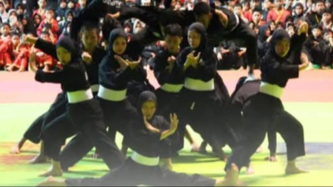 Atlet pencak silat Lampung Utara boyong 17 medali.