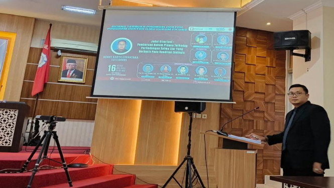 Akademisi Fakultas Hukum Universitas Bandar Lampung, Dr. Benny Karya Limantara.