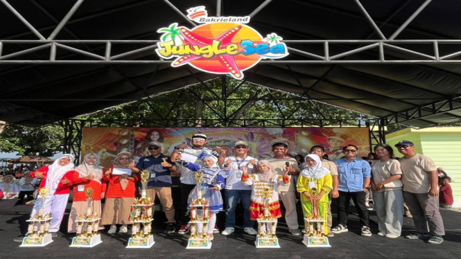 Kompetisi Drumband sukses, wahana baru Jungle Sea Lampung Selatan diserbu warga.