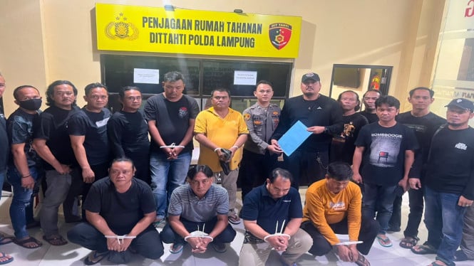 Lawan Polisi Saat Rampas Pajero, Enam 'Mata Elang' di Bandar Lampung Diringkus Ditreskrimum