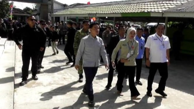 Wakil Presiden Republik Indonesia, Gibran Rakabuming Raka, menggelar rangkaian kunjungan kerja maraton di Kabupaten Lampung Timur, Lampung.