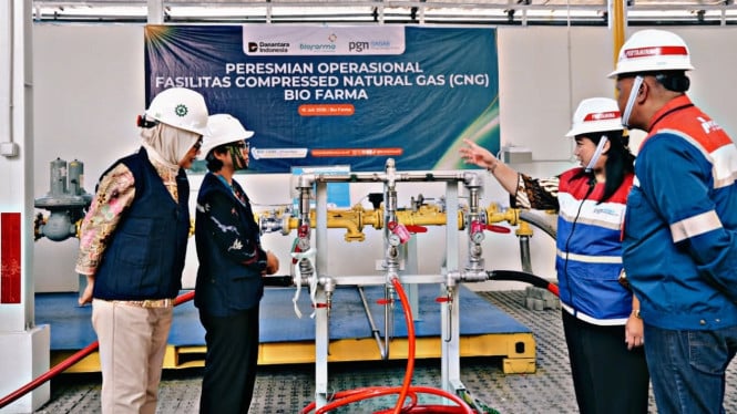 PT Bio Farma (Persero) resmi memanfaatkan Compressed Natural Gas (CNG)