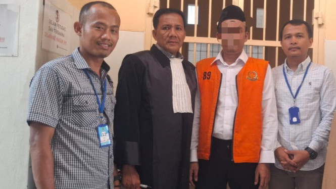Sidang perkara solar bekas di PN Kalianda, Lampung Selatan.
