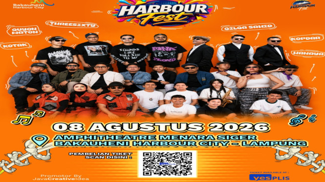 Harbour Fest 2026 siap guncang Lampung di Menara Siger.