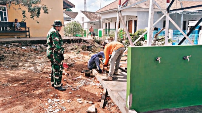 Pembangunan sumur bor sedalam 54 meter