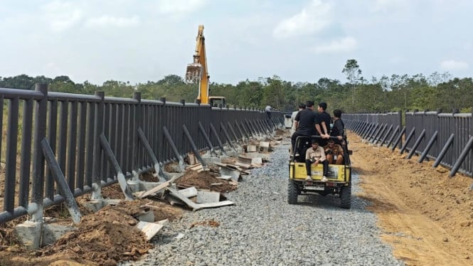 Pembangunan dan revitalisasi kawasan Taman Nasional Way Kambas (TNWK) di Kabupaten Lampung Timur kini telah mencapai sekitar 75 persen.