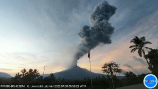 Kondisi Terkini Gunung Lewotobi Laki-Laki Usai Meletus Dahsyat
