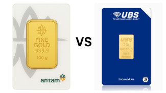 Perbandingan Emas Antam vs UBS, Mana yang Lebih Cuan?