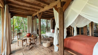 Intip Keunikan Arsitektur Bambu Indah Resort Ubud