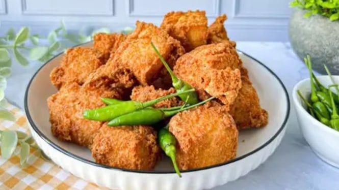 Ilustrasi tahu goreng