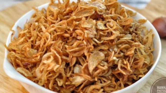Ilustrasi bawang goreng