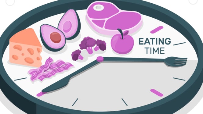Ilustrasi Diet Intermitten Fasting