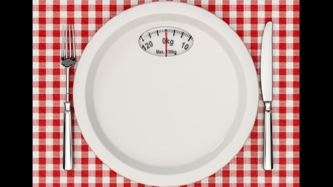 Ilustrasi tips makan saat diet