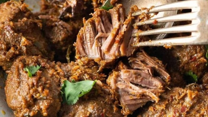 Ilustrasi rendang sapi