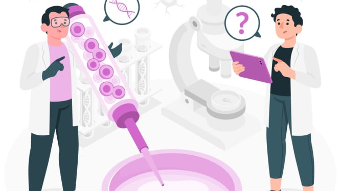 Ilustrasi DNA Tes