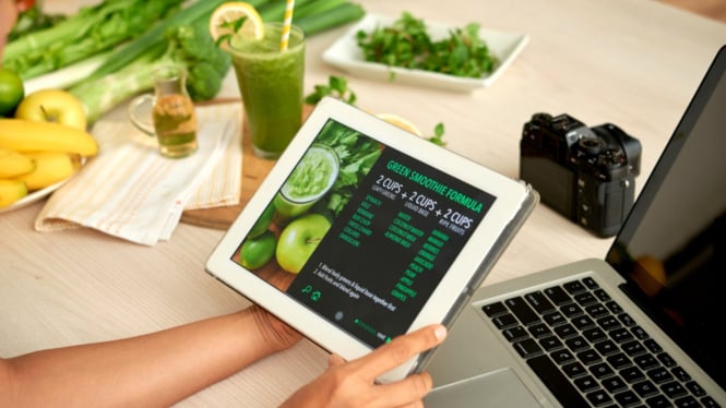 Ilustrasi AI bantu Program Diet