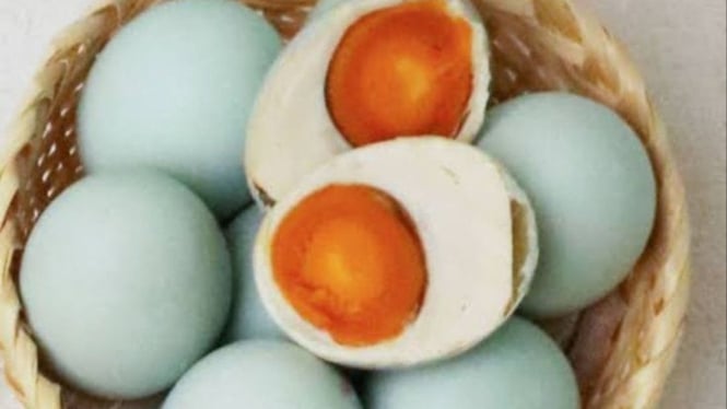 Ilustrasi telur asin