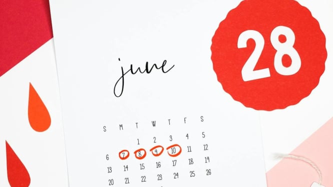 Ilustrasi jadwal haid berantakan