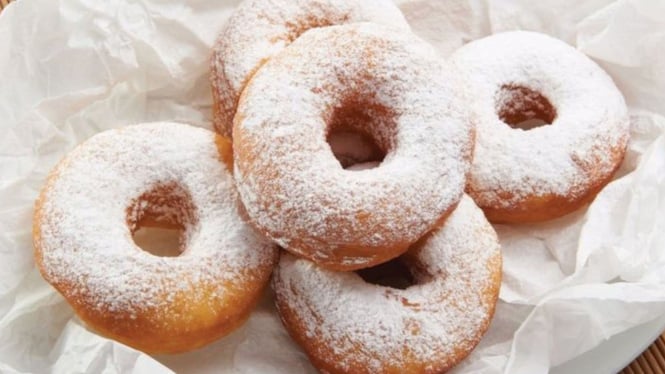 Ilustrasi donat kentang