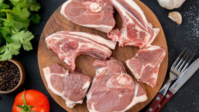 Ilustrasi daging kambing