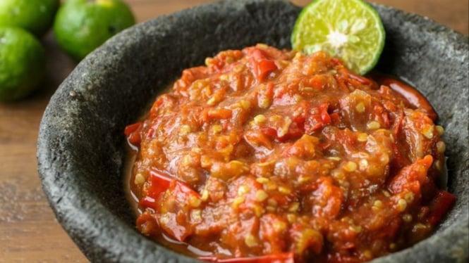 Ilustrasi sambal terasi