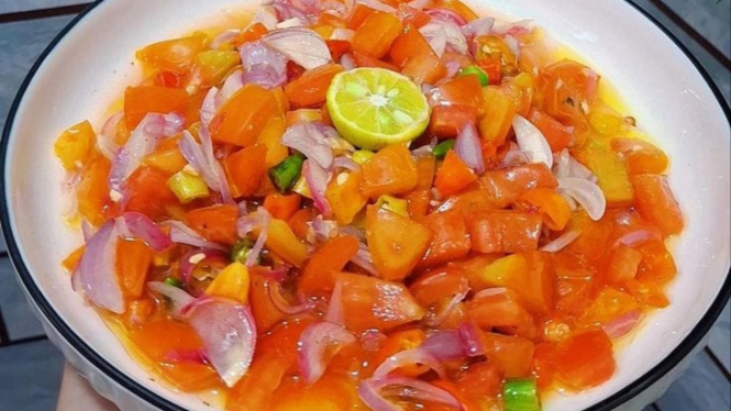 Ilustrasi sambal dabu-dabu