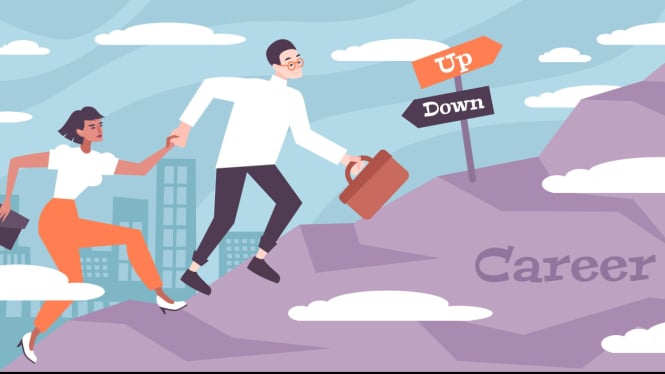 Ilustrasi switch career di usia 30an