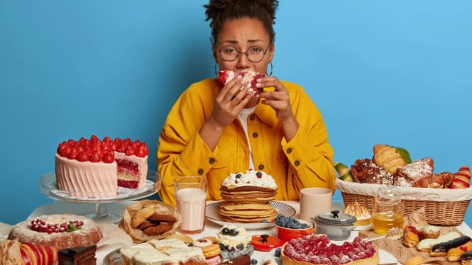 Ilustrasi overeating