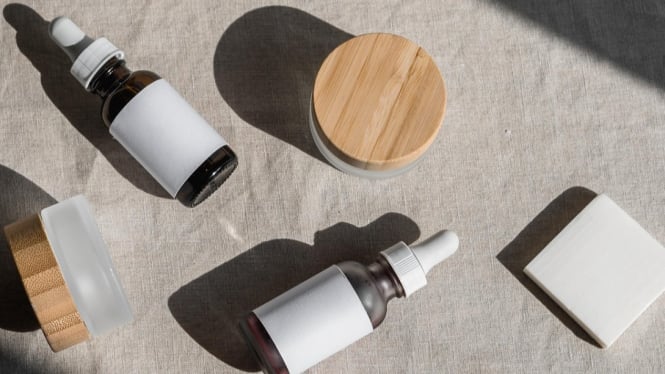 Ilustrasi produk skincare