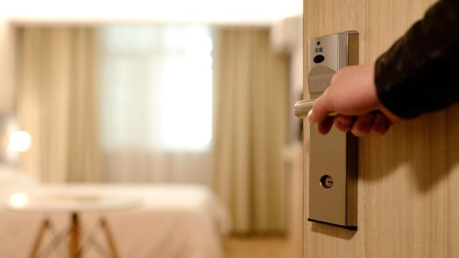 Ilustrasi kamar hotel