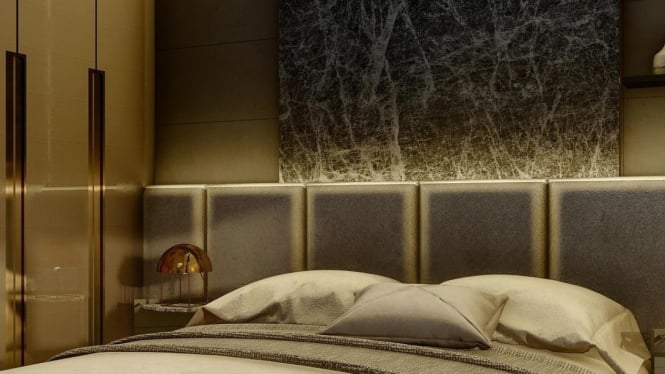 Ilustrasi kamar hotel