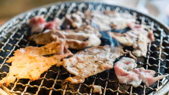 Ilustrasi Korean BBQ