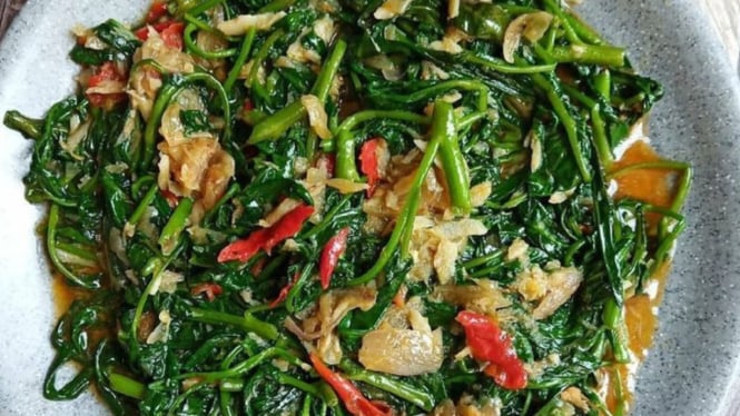 Ilustrasi kangkung