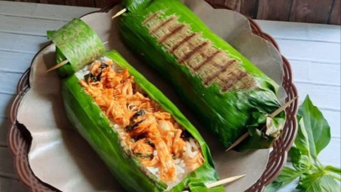 Ilustrasi nasi bakar